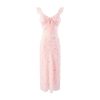 21NikffhJVL.jpg Women's Vintage Holiday Floral Print Slim Fit Vest Dress Empire Waist Long Dresses
