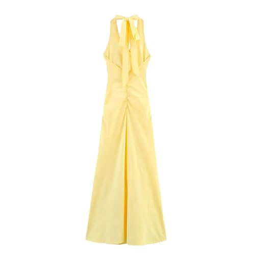 Women's Imperial Vest Dress - Nylon Collar Long Temperament Summer