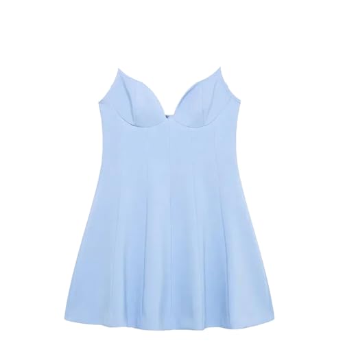 Women's Backless Mini Dress - Short Slip Design for Beach Party Summer Wear