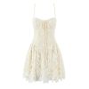 Women's Lace Spaghetti Straps Mini Dress Club Party Robe