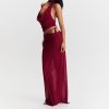 Women Y2k 2 Piece Maxi Skirt Set Boho Floral Slim Fit Tops Mesh Flowy Long Skirt Summer Beach Sheer Outfits