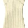 Women's Yellow Knit Sling Dress Sleeveless Backless Square Neck Slim Fit Sexy Casual Summer Dresses