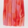 Women's Scarf Dress - V Neck Halter Tie Dye Mesh Long