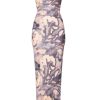 Women's Spring Cowl Neck Dress Sexy Strap Shoulder Pleated Maxi Dresses Summer Wedding Guest Dresses