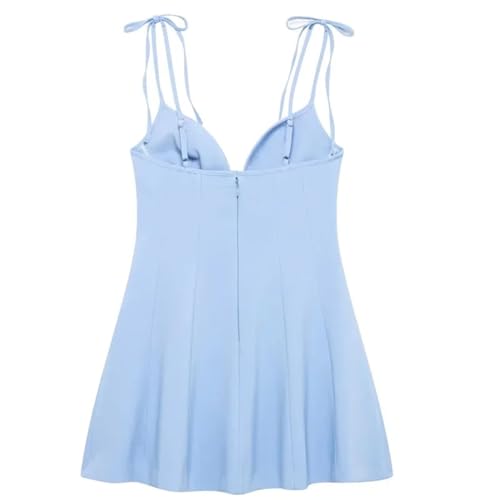 Women's Backless Mini Dress - Short Slip Design for Beach Party Summer Wear
