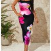 Women's Floral Halter Dress Spaghetti Strap Backless Cami Summer Maxi Dress