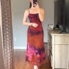 Womens Summer Floral Spaghetti Straps Maxi Dress 2025 Sleeveless Square Neck Bodycon Beach Boho Long Dresses