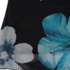 Women's Floral Print Bodycon Cami Dress Cowl Neck Spaghetti Strap Summer Long Dresses