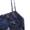 Women's Vintage 90s Mini Dress Spaghetti Strap Boho Mesh Short Dresses