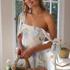 Women Elegant Printed Strapless Mini Able Slim Fit Tie Waist Short Sleeveless Gown Dress