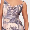 Women's Spring Cowl Neck Dress Sexy Strap Shoulder Pleated Maxi Dresses Summer Wedding Guest Dresses