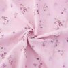 Women's Floral Bubble Sleeve A- Line V-Neck Dress Slimming Waist Long Holiday Dresses