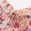 51ZNmqZCbL.jpg Women's Vintage Holiday Floral Print Slim Fit Vest Dress Empire Waist Long Dresses