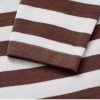 Women's Winter Sweater Dress 2024 Striped Long Sleeve Lapel Collar Chunky Knit Slouchy Oversized Sweaters