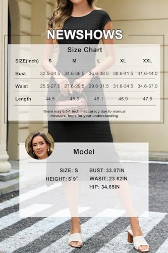 51l3M2MevFL.jpg Women Fall 2025 Teacher Outfits Church Midi Cap/Long Sleeve Hollow Knit Modest Business Casual Sweater Dress