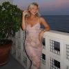 Women Bodycon Maxi Dress Y2K Sexy Slim Fit Spaghetti Strap Long Dress V Neck Sleeveless Floral Printed Cocktail Party Dress