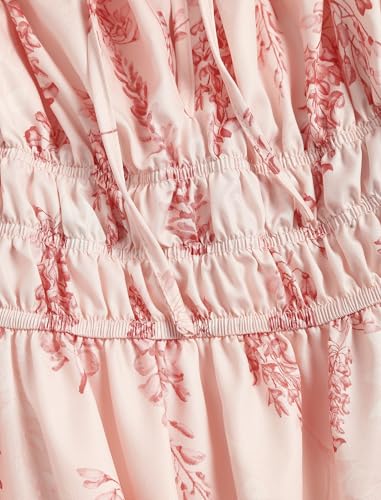 Womens Summer Mini Dress 2025 Spaghetti Strap Square Neck Sleeveless Smocked Tiered Cute Floral Flowy Sundresses